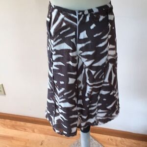 Cotton and Silk skirt lined size 10